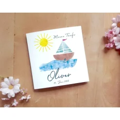 Einladungskarten|Das Moment Design Segelboot Printable DIY