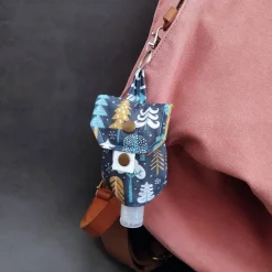 Discount Desinfektionsmittel Anhänger / Handgeltasche mit Karabiner CANDY CANE - Weihnachten, Advent | RÄUBERKIND Weihnachtsaccessoires