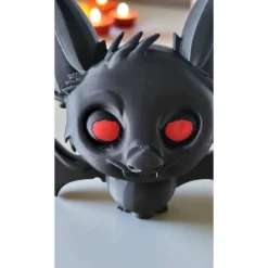 Discount 3D-gedruckte Fledermaus mit leuchtenden Augen – Halloween & Gothic Deko aus PLA Deko Halloween