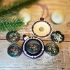 3D-gedruckter Weihnachtsbaumanhänger für Buttons 25 mm – 3D gedruckter Weihnachtsbaumanhänger - für Buttons Weihnachtsdeko