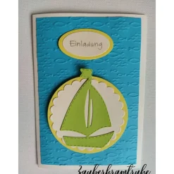 Hot DIY - Karte Einladung Kommunion Mit Gott in einem Boot Einladungskarten