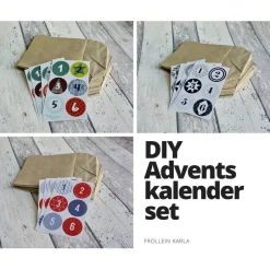 Sale DIY Adventskalenderset Zahlen + Tüten Adventskalender