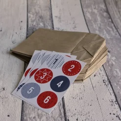Sale DIY Adventskalenderset Zahlen + Tüten Adventskalender