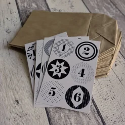 Sale DIY Adventskalenderset Zahlen + Tüten Adventskalender