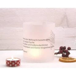 Best DIY Windlicht Weihnachten Das Geheimnis der Weihnacht Sinnspruch Kerzen & Beleuchtung