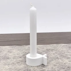 New 3D-Kerzenständer Fisch für Taufe, Kommunion, Konfirmation in über 50 Farben Taufkerzen
