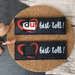 Online DU Geschenkverpackung mit Botschaft für Schokoriegel ~ Mitbringsel ~ Geburtstag Geschenkverpackungen