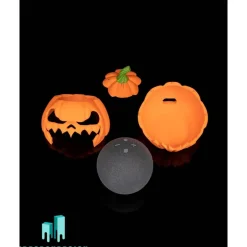 Deko Halloween|ideabaydesign Echo Dot Halloween Hülle – Schützender Kürbis-Look für dein Smart Home