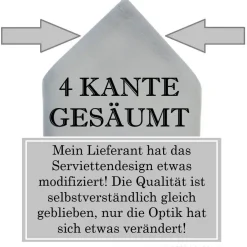 Hot Edle Stoffservietten mit Monogramm Servietten