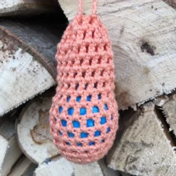 New Eine Eierschleuder / Eiernetz / Ostereierschleuder / Ostereiernetz lachsfarben Ostereier