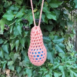 New Eine Eierschleuder / Eiernetz / Ostereierschleuder / Ostereiernetz lachsfarben Ostereier