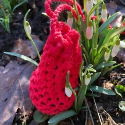 Outlet Eine Eierschleuder / Eiernetz / Ostereierschleuder / Ostereiernetz rot Ostereier