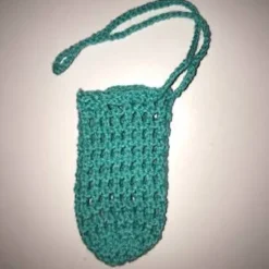 Eine Eierschleuder / Eiernetz / Ostereierschleuder / Ostereiernetz türkis Ostereier