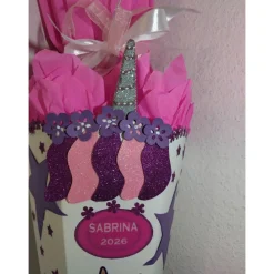 Clearance Einhorn Schultüte mit deinem inkl. Name, perfekt für deine Einschulung Kinder Schultüten