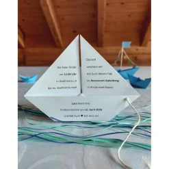 Einladungskarten|IdeenOase Einladung Boot zur Kommunion, Konfirmation