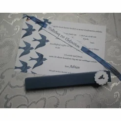 Discount Einladung im Reagenzglas zur Firmung / Kommunion / Konfirmation / Taufe Einladungskarten