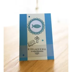 Discount Einladung Kommunion oder Konfirmation Einladungskarten