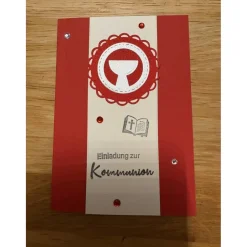 Discount Einladung oder Grußkarte Kommunion Einladungskarten