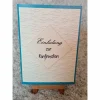 Einladung zur Konfirmation  - Fische - Beige/Blau Glückwunschkarten