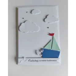 Best Einladungskarte zur Konfirmation / Kommunion Einladungskarten