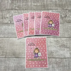 Best Einladungskarten Kindergeburtstag Mädchen 6er Set Einladung Geburtstag Karte Kinder Kinder Einladungskarten