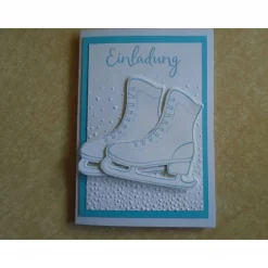 Best Einladungskarten zum Kindergeburtstag Schlittschuhlaufen Eislaufen Mädchen Einladungen Grußkarte Einladung Kinder Einladungskarten