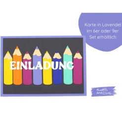Best Einladungskarten zur Einschulung | Karten personalisieren | Einladung Schuleinführung |  Bastelset Kinder Einschulung