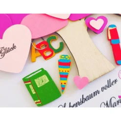 Best Einschulungsgeschenk Mädchen, Geschenk zur Einschulung ,Geschenk Schulanfang, Einschulung Bilderrahmen Kinder Einschulung