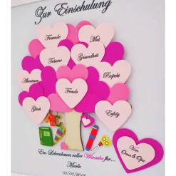 Best Einschulungsgeschenk Mädchen, Geschenk zur Einschulung ,Geschenk Schulanfang, Einschulung Bilderrahmen Kinder Einschulung