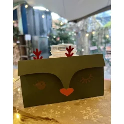 Online Einzigartige Rentier Klappkarte Weihnachtskarten