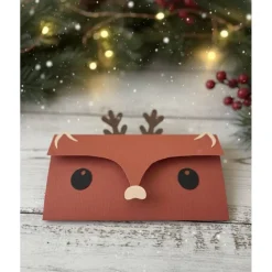 Online Einzigartige Rentier Klappkarte Weihnachtskarten