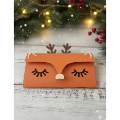 Online Einzigartige Rentier Klappkarte Weihnachtskarten