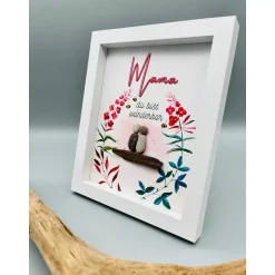 Dekoration|Franzis Creative World Einzigartiges Geschenk zum Muttertag | Wandbild Muttertag | Muttertag | Danke Mama Geschenk | personalisierbares Geschen