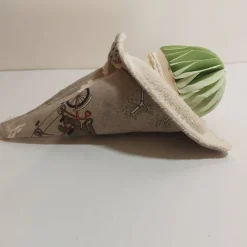 Sommer|Rosarium Eistütenhalter 2 Stück – Waschbarer Kleckerschutz Tropfschutz für Eiswaffeln, Braun Bunt, Frühling & Sommer