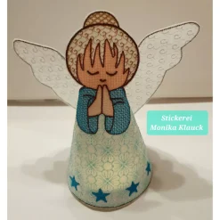 Engel, hellgrün, groß Weihnachtsdeko