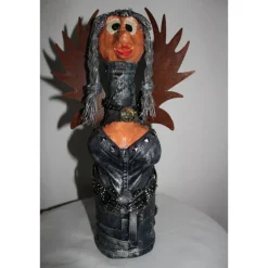 Weihnachtsdeko|Susanne Hiebl...die etwas andere Art! Engelsfigur BIKER-ENGEL Steampunk Gothic Verrückte Skulptur Upcycling Dekofigur Künstlerfigur Weihnachten Halloweendeko