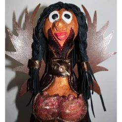 Clearance Engelsfigur STEAMPUNK-TINE Steampunk Gothic Dekoration Verrückter Engel Skulptur Upcycling Halloweendeko Weihnachtsdeko