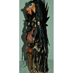 Clearance Engelsfigur STEAMPUNK-TINE Steampunk Gothic Dekoration Verrückter Engel Skulptur Upcycling Halloweendeko Weihnachtsdeko