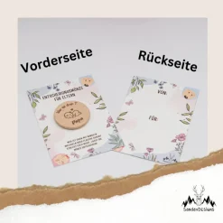Entscheidungsmünze für Eltern - Motiv wählbar – zwei Größen - fertig zum Verschenken Geschenke