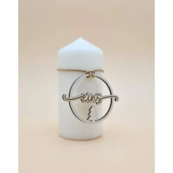 Clearance 4er Set Adventskranz Zahlen Holz Adventszahlen Zahlenanhänger Adventskranzanhänger Weihnachtsdeko skandinavisch Adventskranz Zahlen