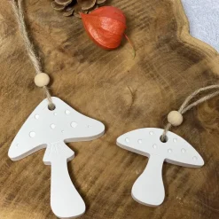 Herbst|Handarbeitsliebe 2er Set Pilze - Herbstdeko aus Raysin
