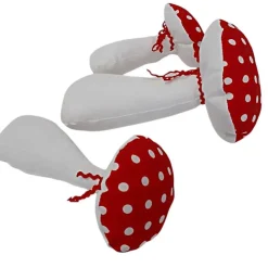 Discount 3-er Set Stoffpilze, Fliegenpilz, herbstliche Deko-Pilze Herbst