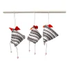 Best 3-er Set "Verrückte Hühner", genähte Osterhühner zum Aufhängen Osterdeko