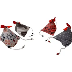 Clearance 4-er Set "Verrückte Hühner", Osterhühner zum aufhängen Osterdeko