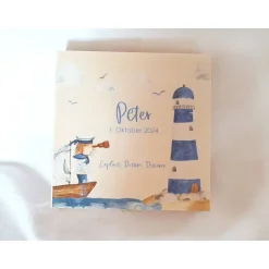 Geschenke|Das Moment Erinnerungsbox aus Holz Hochzeit Design Leuchtturm