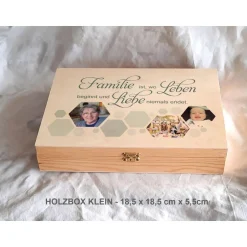 Clearance Erinnerungsbox Familie Freunde Fotos aus Holz Geschenke