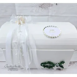 Geschenke|CreativAnita Erinnerungsbox Truhe TAUFE KOMMUNION KONFIRMATION - Gold
