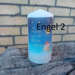 Outlet Erinnerungskerze Kleiner Engel Trostlicht Sternenkind für deine Gedenkecken Trauerkerzen