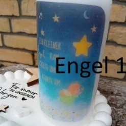 Trauerkerzen|Lilly-ART_Bauchabdrücke Erinnerungskerze Kleiner Engel Trostlicht Sternenkind für deine Gedenkecken