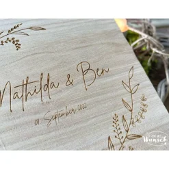Best Erinnerungskiste zur Hochzeit | Personalisierte Erinnerungsbox | Holzkiste mit Gravur | Geschenk zur Hochzeit Geldgeschenke